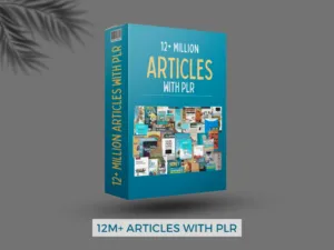 12M+ articles with plr