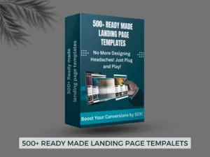 500+ ready made landing page tempalets